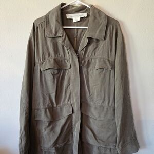 Treasure & Bond Utility Jacket in Gray